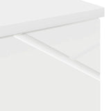 Bathroom Cabinet White 30 x 35 x 192 cm Engineered wood & Metal 883334