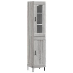 Highboard Grey Sonoma 34.5x34x180 cm Engineered Wood 3199503