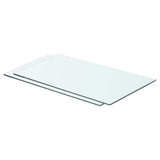 Shelves 2 pcs Panel Glass Clear 60x30 cm 3051566