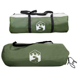 Side Tent Green 410 x 410 x 250 cm Polyester and Steel 42028681
