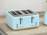 3000W 1.7L Kettle & 4 Slice Toaster, Kettle and Toaster Set with 7 Browning Controls and Crumb Tray, T3398P378859