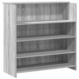 Reception Desk Grey Sonoma 200x50x103,5 cm Engineered Wood 3324183
