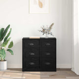 Sideboard Black Oak 70 x 35.5 x 67.5 cm Engineered Wood 881428