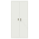 Storage Cabinet White 90 x 40 x 200 cm Steel 3406177