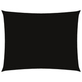 Sunshade Sail Oxford Fabric Rectangular 6x8 m Black 135773