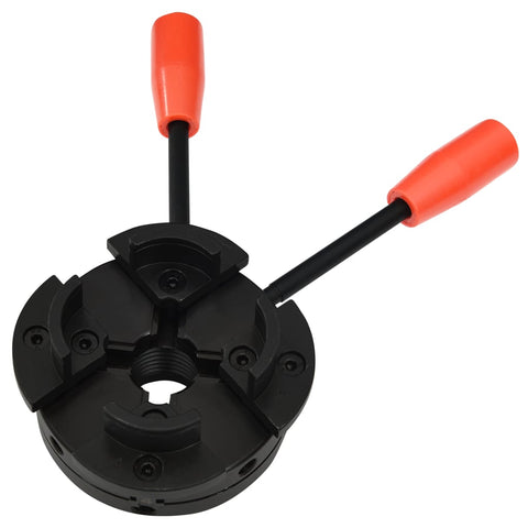 4 Jaw Wood Chuck with M33 Connection Steel 100 mm 147830