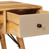 Writing Desk Brown 110 x 55 x 76 cm Solid Mango Wood 4104606