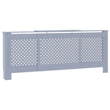 MDF Radiator Cover Grey 205 cm 325557