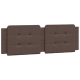 Bed Frame without Mattress "Zadar" Brown 160x200 cm Faux Leather 3208193