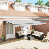 Awning Frame Anthracite 400 x 300 cm Aluminium 313251