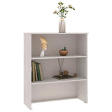 Top for Highboard HAMAR White 85x35x100 cm Solid Wood Pine 340509