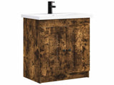 Bathroom Furniture Set Smoked Oak 78.5 x 37.5 x 81 cm 3404179