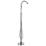 Freestanding Bathtub Faucet Stainless Steel 118.5 cm 145091