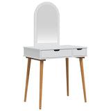 Dressing Table Set FAUSKE 2 pcs White 76 x 50 x 143 cm 3438573