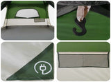Family Tent Green 420 x 305 x 200 cm Polyester and Steel 42028497