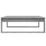 ZNTS Coffee Table Grey Sonoma 100x100x35 cm Engineered Wood 816000