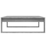 ZNTS Coffee Table Grey Sonoma 100x100x35 cm Engineered Wood 816000