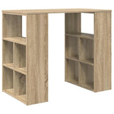 Desk with Shelf Sonoma Oak 90 x 50 x 75 cm Engineered Wood 869508