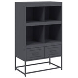 Highboard Anthracite 68.5x39x111.5 cm Steel 846604