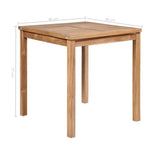 44999 5 Piece Outdoor Dining Set Solid Teak Wood
