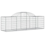 Arched Gabion Baskets 30 pcs 200x50x60/80 cm Galvanised Iron 3146295