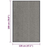 Doormat Tufted 120x180 cm Light Brown 326949
