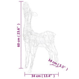 Reindeer Family Blue Acrylic Small Decorative Inlays 329791