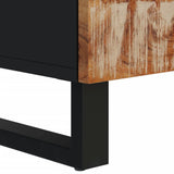TV Cabinet 100x33x46 cm Solid Wood Reclaimed and Engineered Wood 351980