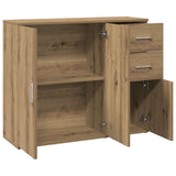 Sideboard Artisan Oak 91x29,5x75 cm Engineered Wood 855907