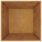 Garden Planter 5 pcs Rusty 50 x 50 x 15 cm Weathering Steel 873837