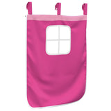 Curtains for Loft Bed with Tunnel Pink Polyester 835918