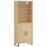 Highboard Sonoma Oak 69.5x34x180 cm Engineered Wood 3189280