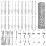 Welded Wire Fence with Spikes 100 x 0.8 m 3353445