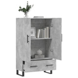 Highboard Concrete Grey 69.5x31x115 cm Engineered Wood 828264