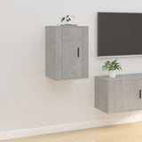 Wall Mounted TV Cabinets 2 pcs Concrete Grey 40x34.5x60 cm 816665