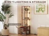 Bathroom Storage Cabinet-White 81574416