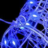 Reindeer Head with 140 LEDs Blue 68 x 36.5 x 62.5 cm Acrylic 42019063