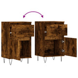 Sideboards 2 pcs Smoked Oak 40x35x70 cm Engineered Wood 831159