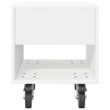 Bedside Table White 40.5 x 40 x 48 cm Engineered Wood 891056