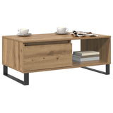 Coffee Table Artisan Oak 90x50x36.5 cm Engineered Wood 857339