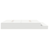 Storage Bed Frame White 236.5 x 200 x 31.5 cm Engineered wood 3335621