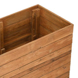 Raised Bed 150x40x72 cm Recycled Teak Wood and Steel 47429
