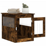 Dog Crate Furniture Smoked Oak 55x75x65 cm Engineered Wood 838320