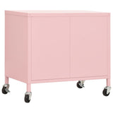 Storage Cabinet Pink 60x35x56 cm Steel 336265
