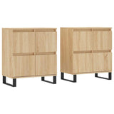Sideboards 2 pcs Sonoma Oak Engineered Wood 3190184