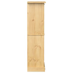 ZNTS Wine Rack Corona 56x35x120 cm Solid Wood Pine 4005686