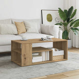 Coffee Table Artisan Oak 100x50x40 cm Engineered Wood 856557