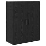 Highboard Black Oak 69.5 x 34 x 180 cm Engineered Wood 3416137