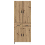 Highboard 2 pcs Artisan Oak 69.5 x 34 x 180 cm Engineered Wood 3415977