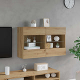 TV Wall Cabinet Artisan Oak 98.5 x 30 x 60.5 cm Engineered Wood 8000986